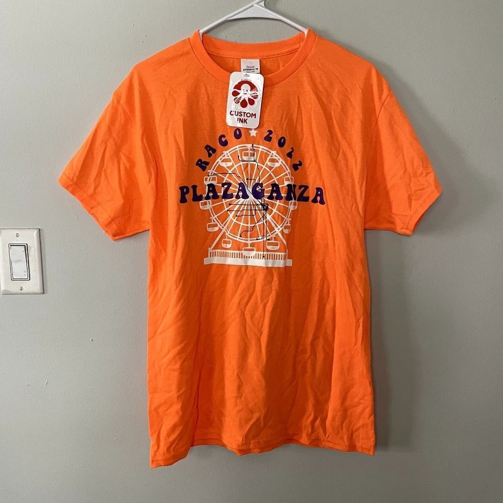 NWT Moody raco 2022 plazaganza short sleeved t-shirt summer casual top orange